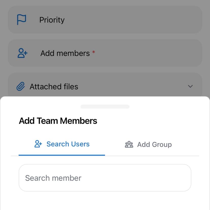Team Collaboration Screenshot